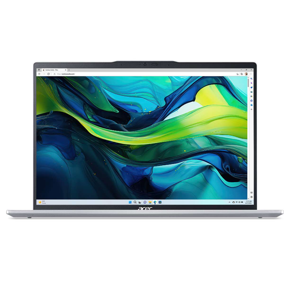 Notebook Acer Swift Go 14 Intel Core Ultra 5 512GB SSD 16GB Ram Windows 11 Silver